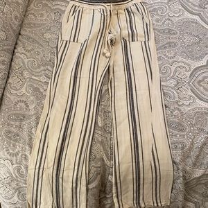 Striped Palazzo pants